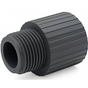 Adaptador Curto L/R PVC-C PN16 2" SCH80 SOLDA/ROSCA - Aqua Plastic