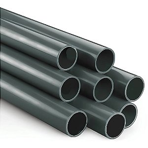 Kit 2 Tubos PVC-U PN10 25mm - Barra 2,9 Metros - Aqua Plastic