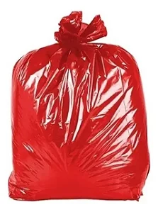 Saco de Lixo - 110L - P35 - 25 unidades - Vermelho