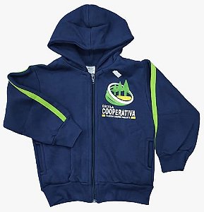 BLUSÃO MOLETOM ABERTO COM CAPUZ