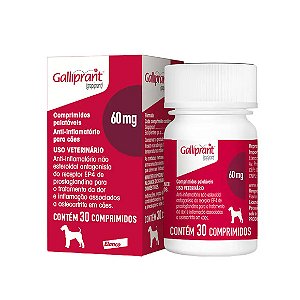 Galliprant 60mg Anti-inflamatório para Cachorro 30 comprimidos
