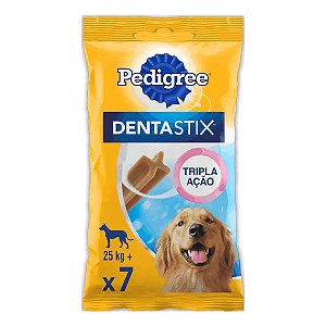 Petisco Pedigree Dentastix Cuidado Oral Para Cães Adultos Raças Grandes 7 unidades