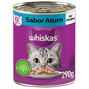 Ração Úmida Whiskas Atum ao Molho 290 g