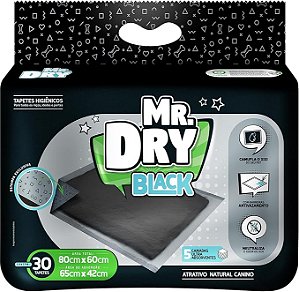 Tapete Hig. Black C/30 Un 80x60g Mr Dry