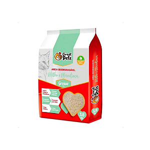 Areia Biodegradavel Grossa - 3,8kg