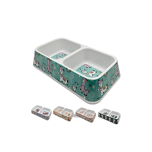 Comed Melamina Duplo Retangular 875ml