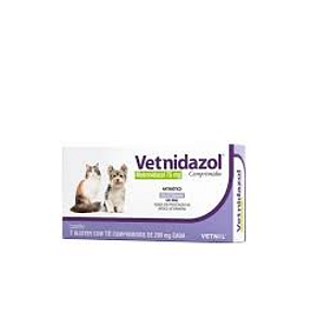 Vetnidazol 75mg 10 Comp - 1/ct