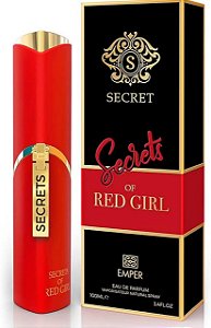 Secret of Red Girl 100ml – Perfume Árabe Feminino – Fragrância Sedutora e Misteriosa