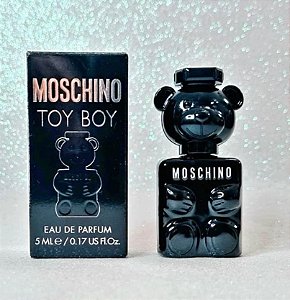 Toy Boy Moschino 5ml - Miniatura de Perfume Masculino Amadeirado