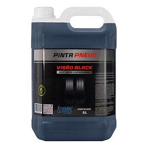 TINTA PINTA PNEUS VISAO BLACK 5 LTRS VISAO QUIMICA