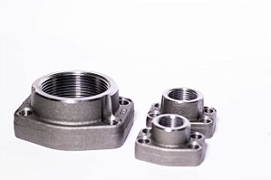 FLANGE SAE SIMPLES / DUPLA ROSCADA NPT/BSP
