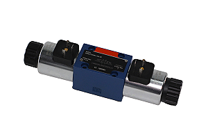 Válvula 4/3 vias, centro E, TN06, 24V