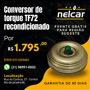 Conversor de torque TF72 para Toro, Renegade e Argo.