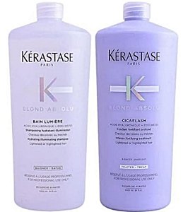 Kit Kérastase Blond Absolu Sh Lumière + Cicaflash 1L