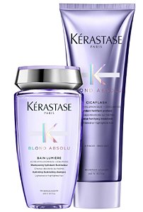 Kit Kérastase Blond Absolu Bain Lumière 250ml + Cicaflash 250ml