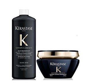 Kit Kérastase Chronologiste Shampoo 1L + Mascara 200g