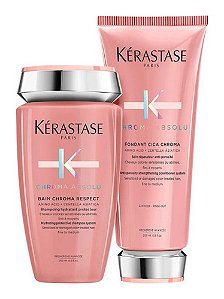 Kit Kérastase Chroma Absolu Respect Shampoo 250ml+ Cond Pq