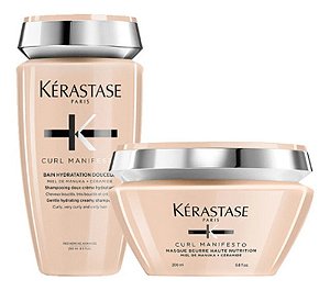 Kit Kérastase Curl Manifesto Shampoo 250mls + Máscara 200g