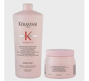 Kit Kérastase Genesis Nutri Shampoo 1L + Masc 500g