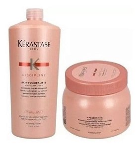 Kit Kérastase Discipline Sh Fluidealiste 1 Litro + Másc 500g