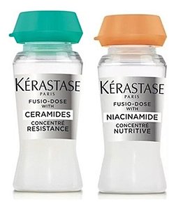 Kit Kérastase Ampola Nutritive Niacinamide+ Resistance Ceramides 12mls