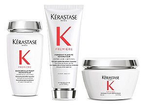 Kit Kérastase Premiere Shampoo 250ml+ Cond 200ml+ Máscara Pq