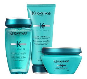 Kit Kérastase Resistance Extentioniste Shamp+ Cond+ Másc Pq