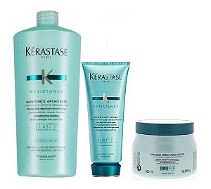 Kit Kérastase Resistance Architecte Sh 1L +Cond+Másc Gd
