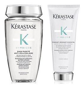 Kit Kérastase Symbiose Bain Pureté 250ml+cond Apaisant 200ml
