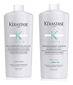 Kit Kérastase Symbiose Bain Pureté+ cond Apaisant 1L