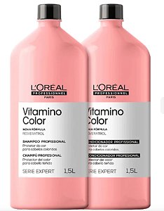 Loréal Kit Shampoo + Condicio Vitamino Color 1,5L