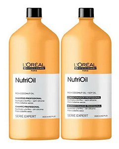 Kit Loréal Nutrioil Shampoo + Condicionador 1,5L
