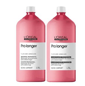 Kit Loréal Pro Longer Shampoo + Condicionador 1,5L