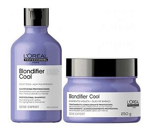Kit Loréal Blondifier Cool Shampoo 300ml + Máscara 250gr