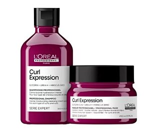 Kit Loréal Curl Expression Sh Hidratante 300ml+ Máscara 250g