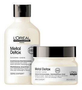 Kit Loréal Professionnel Metal Detox Shampoo+ Máscara Pq