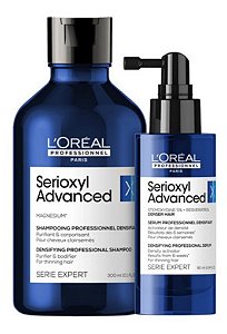 Kit Loréal Serioxyl Advanced Shampoo 300ml+ Sérum 90ml