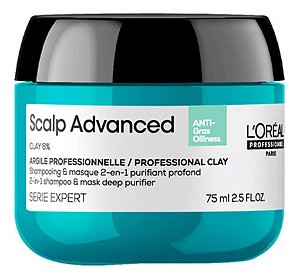 Loréal Scalp Advanced Argile Purificante Máscara 2 Em 1 75g