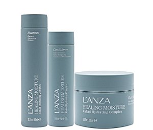 Kit Lanza Healing Moisture Shampoo+ Cond+ Máscara Moi Moi
