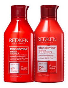 Kit Redken Frizz Dismiss Shampoo 300ml + Condicionador 300ml