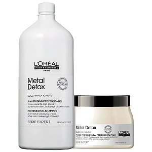 Kit Loréal Professionnel Metal Detox Sh 1,5 Litro+másc 500g