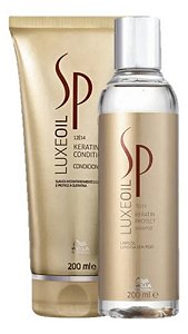 Kit Wella Sp Luxe Oil Keratin Shampoo + Condicionador 200mls