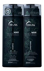 Kit Truss Man Nature Shampoo 300ml+ Condicionador 300ml