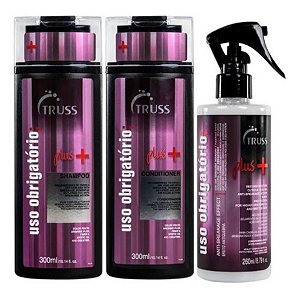 Kit Truss Uso Obrigatório Plus+ Shampoo+ Cond 300ml+ Leavein