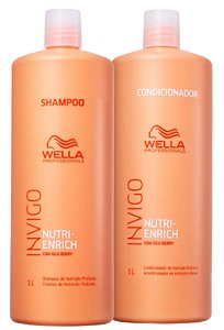 Kit Wella Invigo Nutri-enrich Shampoo + Condicionador 1l