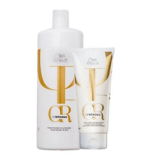 Kit Wella Oil Reflections Shampoo 1000mls+cond 200mls