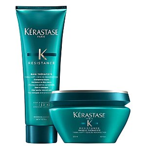 Kit Kerastase Therapiste Shampoo 250mls + Máscara 200grs