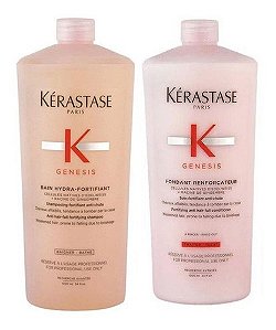 Kit Kérastase Genesis Bain Hydra Shampoo + Cond 1L