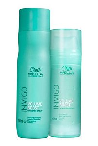 Kit Wella Volume Boost Shampoo 250ml+ Crystal Mask 145ml