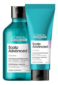 Kit Loréal Scalp Dermo Regulator Shamp+ Tratamento Calmante